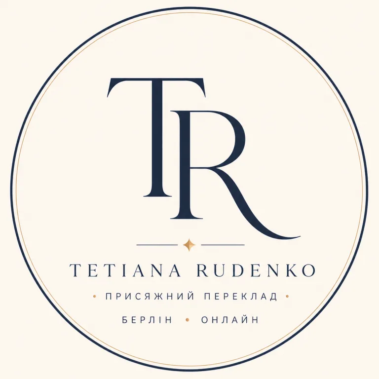 Присяжний перекладач української мови в Берліні: Тетяна Руденко